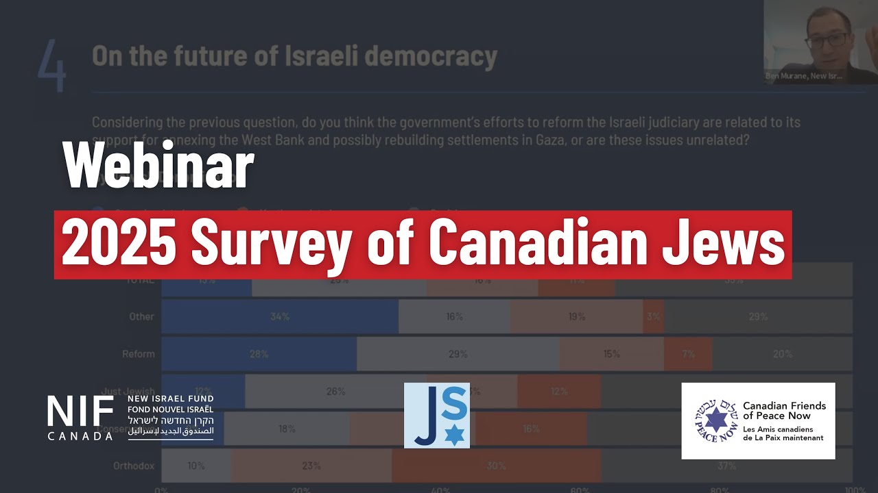 Webinar Survey on Canadian Jews 2025