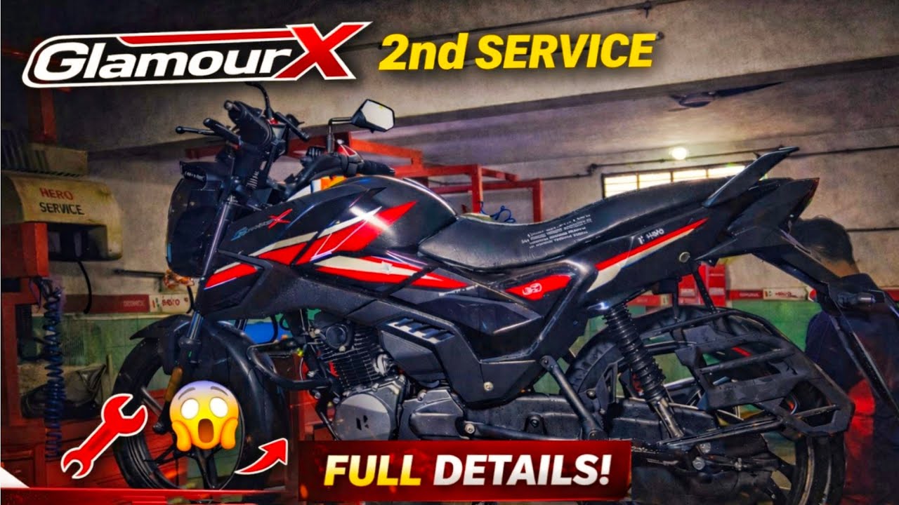 Hero Glamour X 2nd Service After 3500 KM 😨 | Most Detailed Video