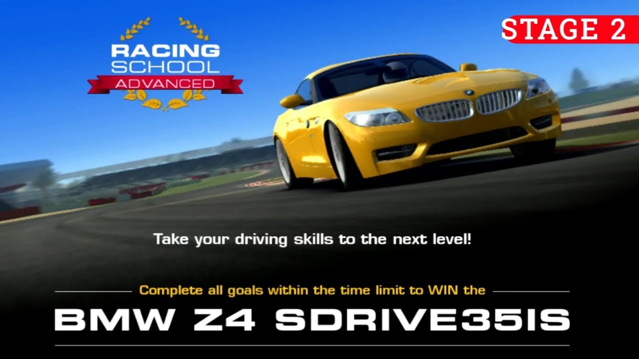 Line Racer? Must Stay on Track, Racing School Advance. Real Racing 3 #bmwz4sdrive35is