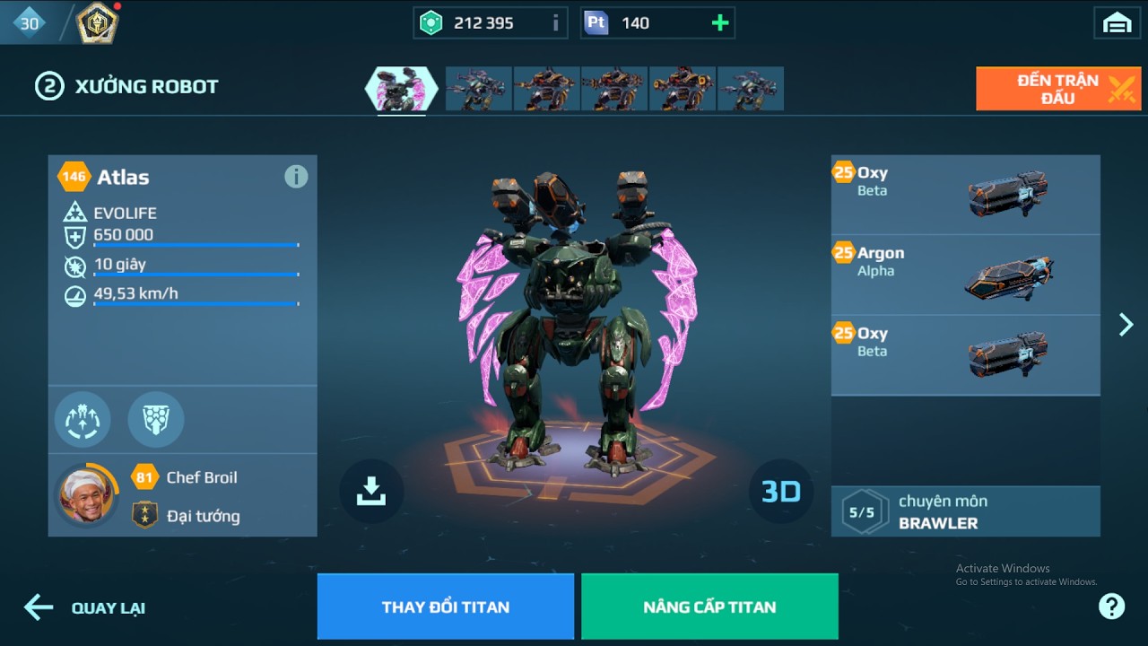 [War Robots] Today, I'm playing with Atlas: the ugliest but most versatile Titan