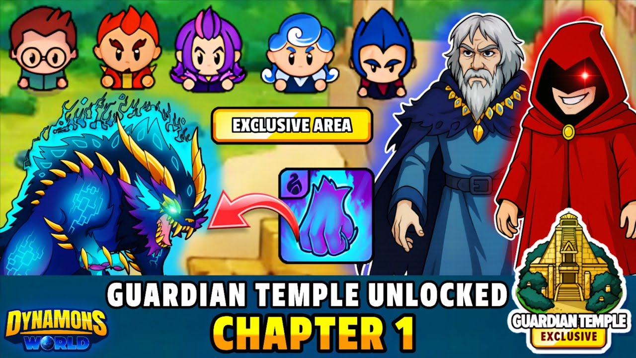 Dynamons World: Guardian Temple Unlocked 🤩 | Guardian Temple Chapter 1🔥 #dynamonsworld #dynamons