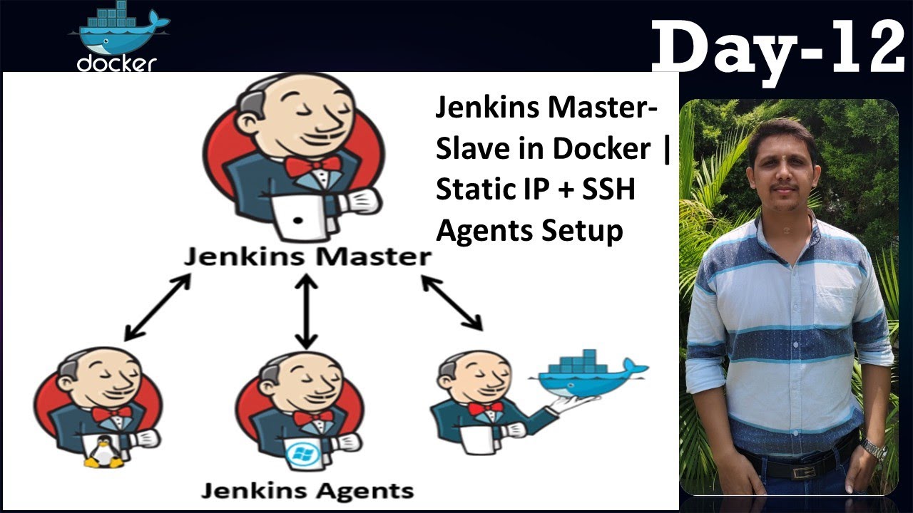 How to create Jenkins Master-Slave Setup with Docker Network | Custom IP & SSH Agent Nodes