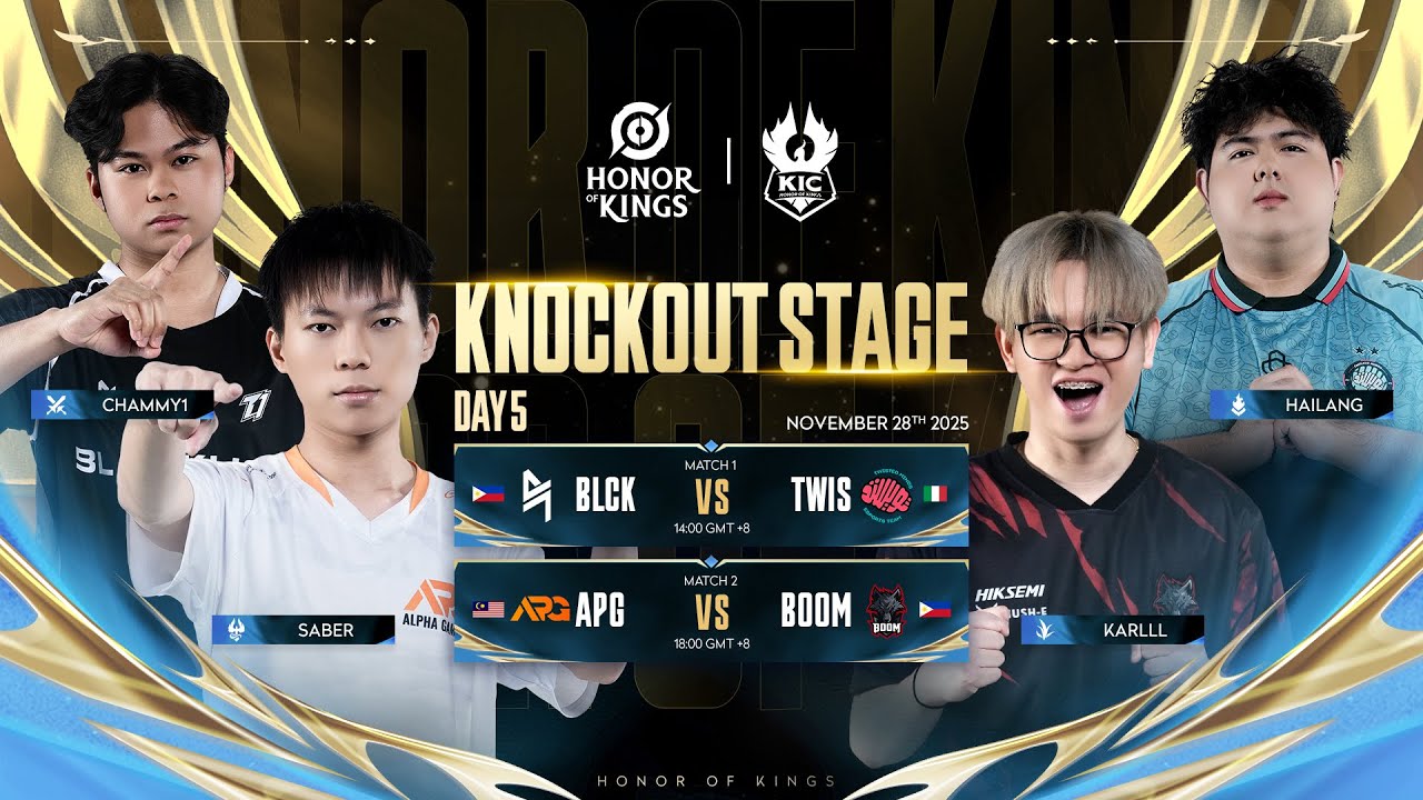 【KIC2025 Knockout Stage Day5】日本語実況解説watch party【Honor of Kings/HoK/王者栄耀】
