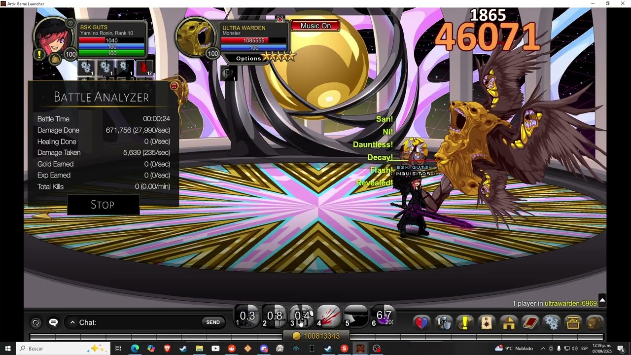 [AQW] Solo UltraWarden (Yami no Ronin)