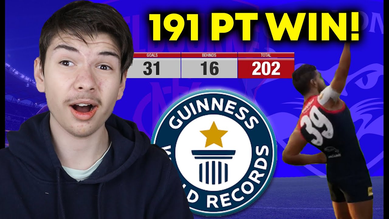 BIGGEST WIN IN AFL HISTORY!!