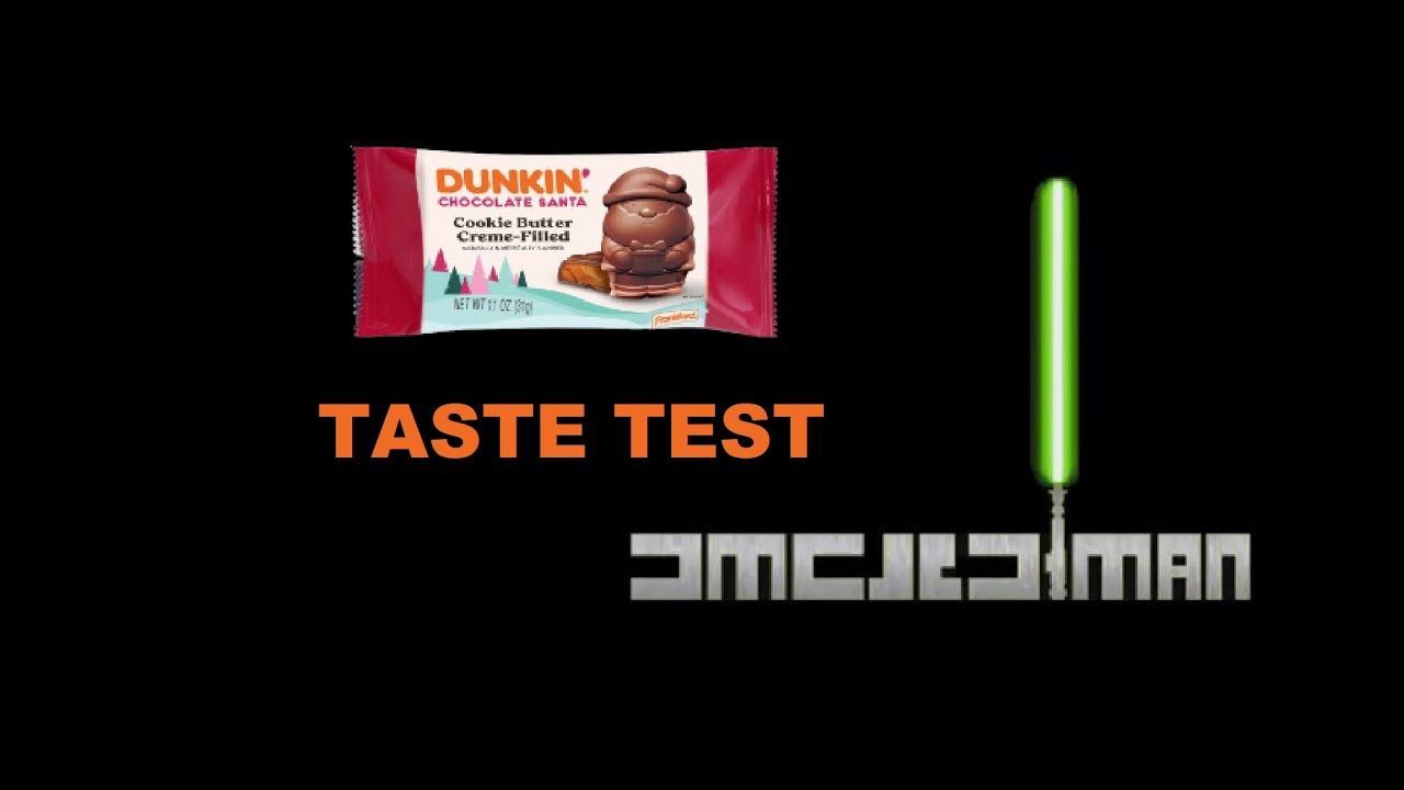 Dunkin' Cookie Butter Creme Filled Chocolate Santa Taste Test