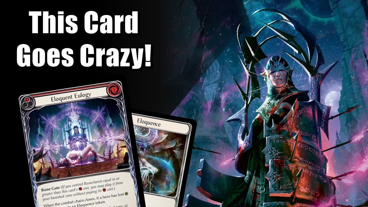 Eloquent Eulogy is the Card We've Been Waiting For! Vynnset Iron Maiden Classic Constructed Gameplay