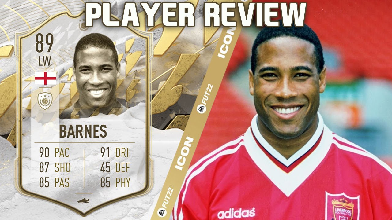 GREAT STATS! 89 PRIME ICON BARNES PLAYER REVIEW! FIFA 22 ULTIMATE TEAM