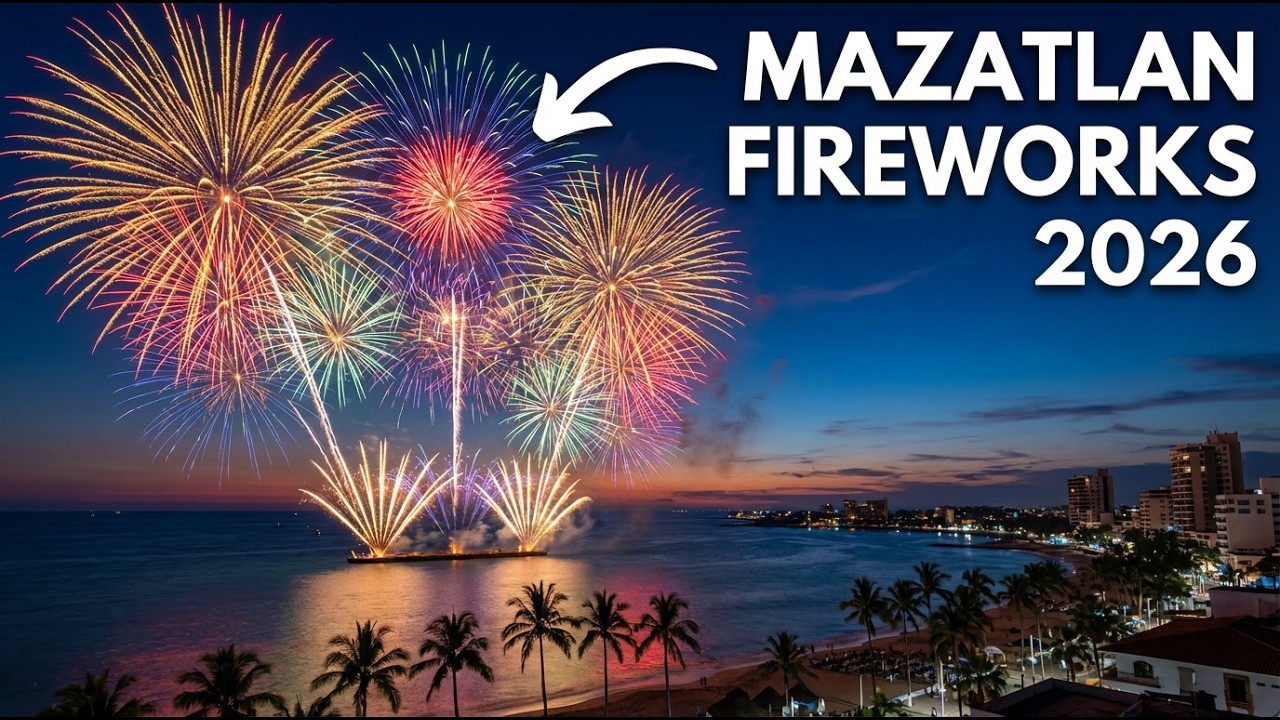 Naval Combat Pyrotechnic Firework Festival Mazatlan Carnival 2026 - Ocean Boat View