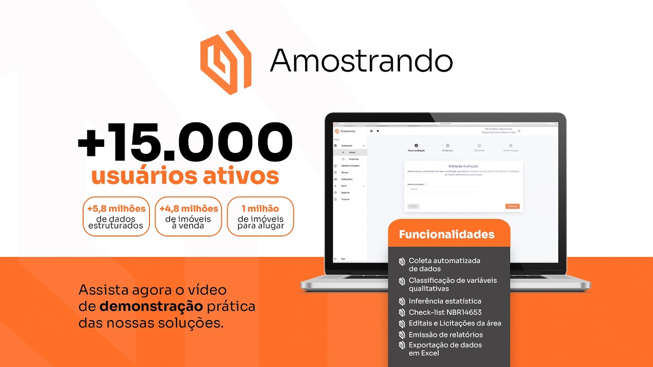Como funciona o Amostrando | Coleta de dados e geração de laudos para avaliações de imóveis