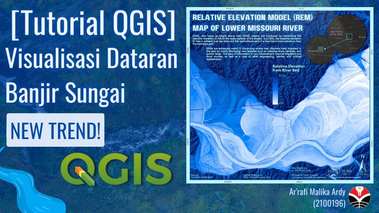 [TUTORIAL QGIS] Pemodelan Dataran Banjir Menggunakan Data Lidar dengan Relative Elevation Model