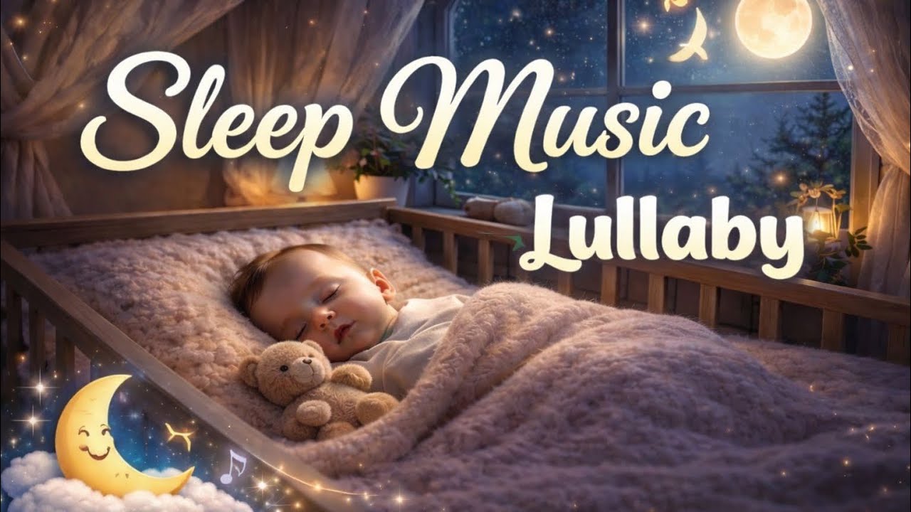 1 Hour Baby Lullaby 🌙 Gentle Sleep Music for Newborns & Infants