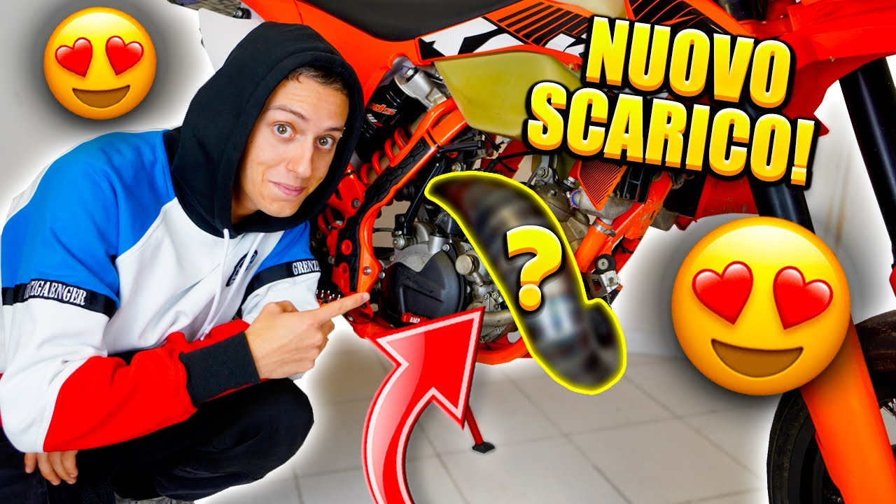 NUOVO SCARICO PAUROSO PER IL KTM 125!😍🔥