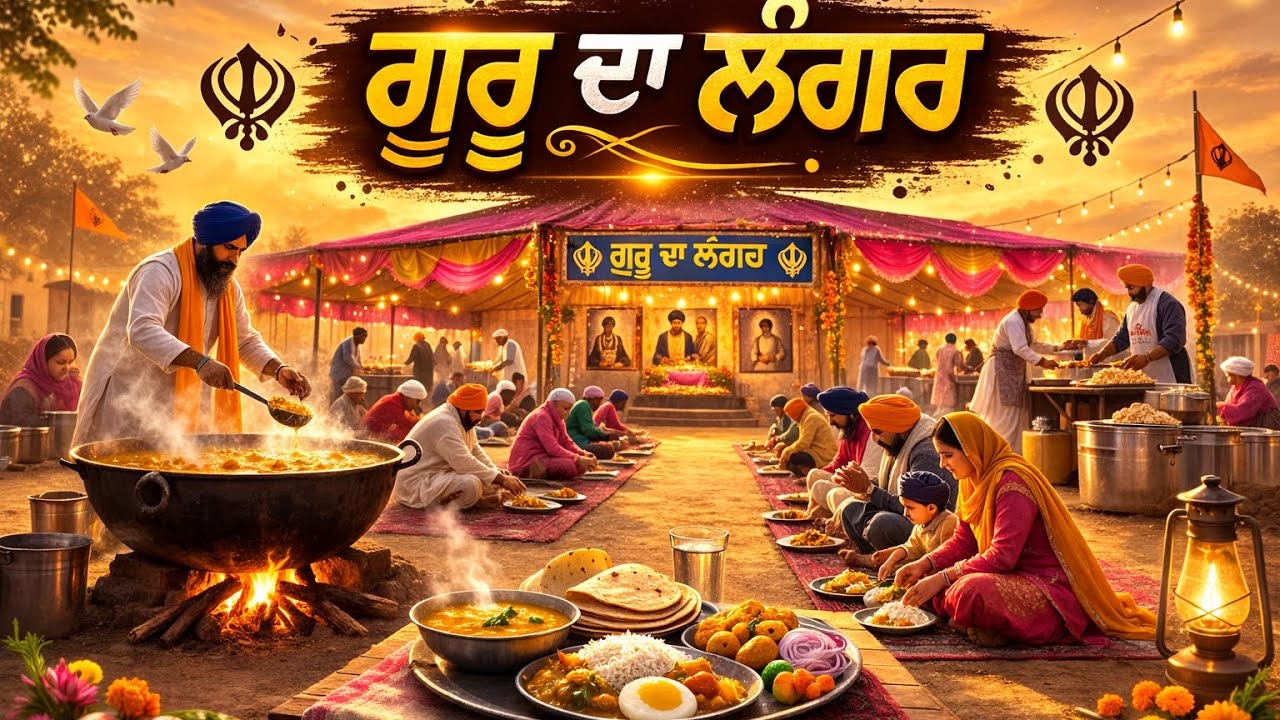 Aaj langar suru ho gya babe o👈🙏🏻