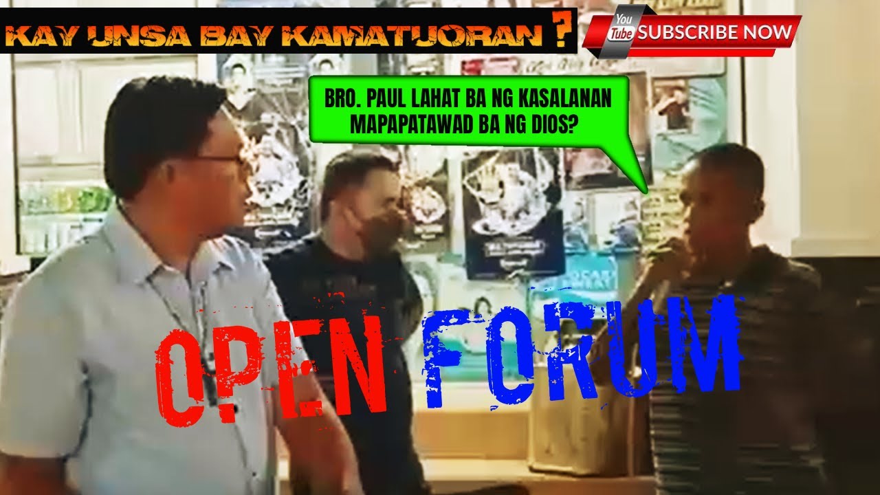 OPEN FORUM: CFD CEBU Public Preaching in Cordova Public Market Cebu Province