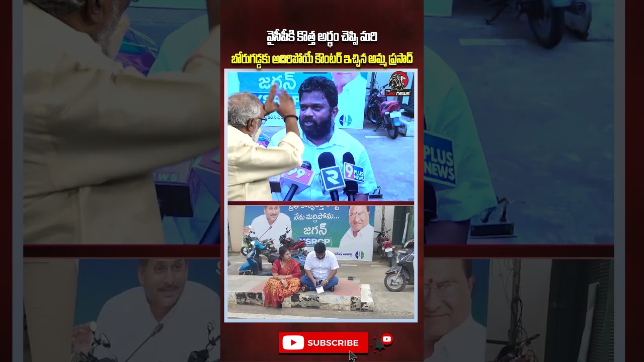 బోరుగడ్డకు అదిరిపోయే కౌంటర్ ఇచ్చిన అమ్మ ప్రసాద్  🔥 #Ammaprasad #ycp #Appolitics #apnews #theleonews