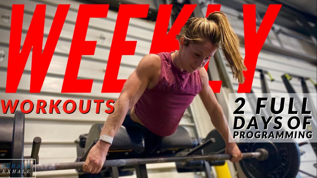 Kristi Eramo | MY WEEK OF WORKOUTS! Try these to get STRONGER & FASTER!