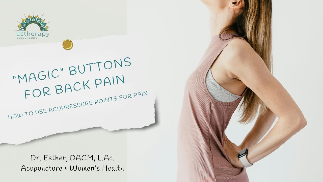 How I Treat Chronic Back Pain Using Pressure Points At Home | Dr. Esther