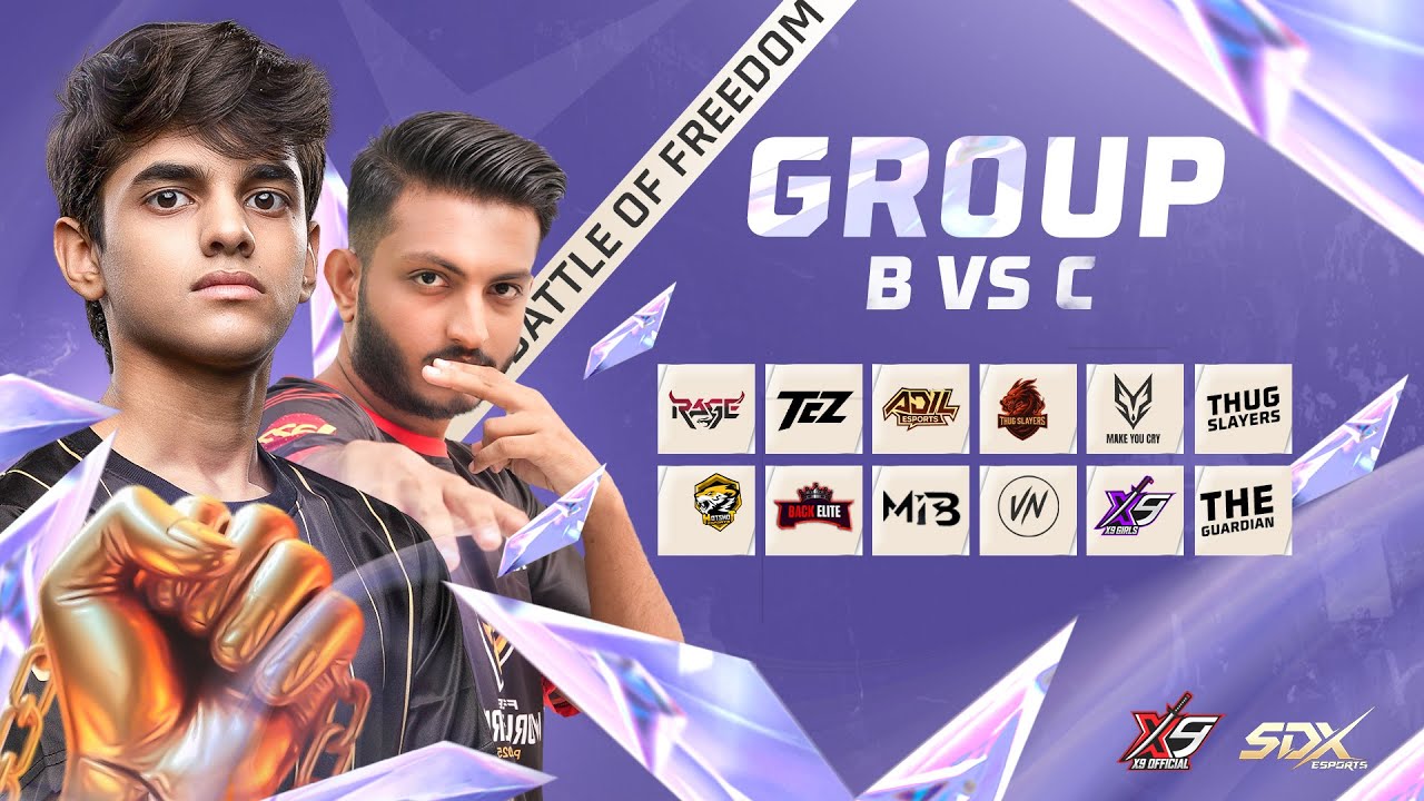 🔥 Battle of Freedom – B VS C – Groups stages 🔥Produced by X9 Official (@x9official814)