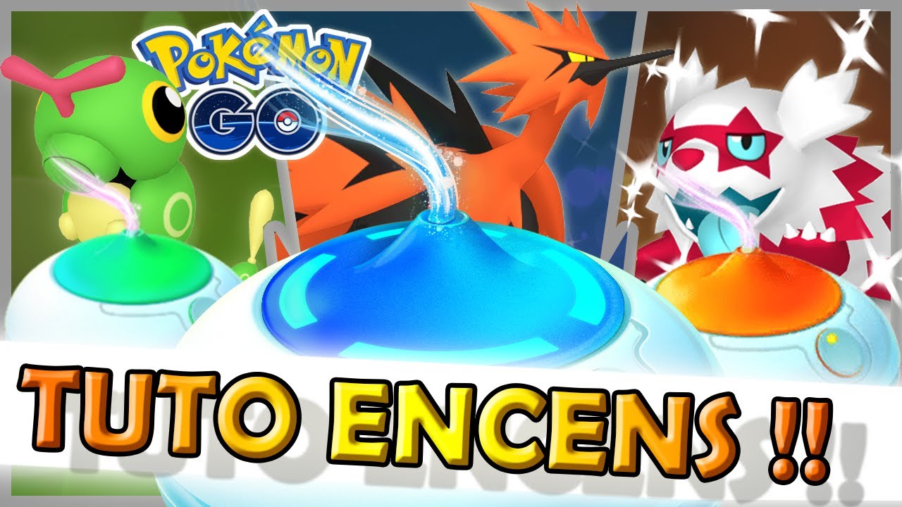 CONNAÎTRE / OBTENIR / UTILISER / RENTABILISER tous les ENCENS DE POKEMON GO !! - OISEAUX DE GALAR