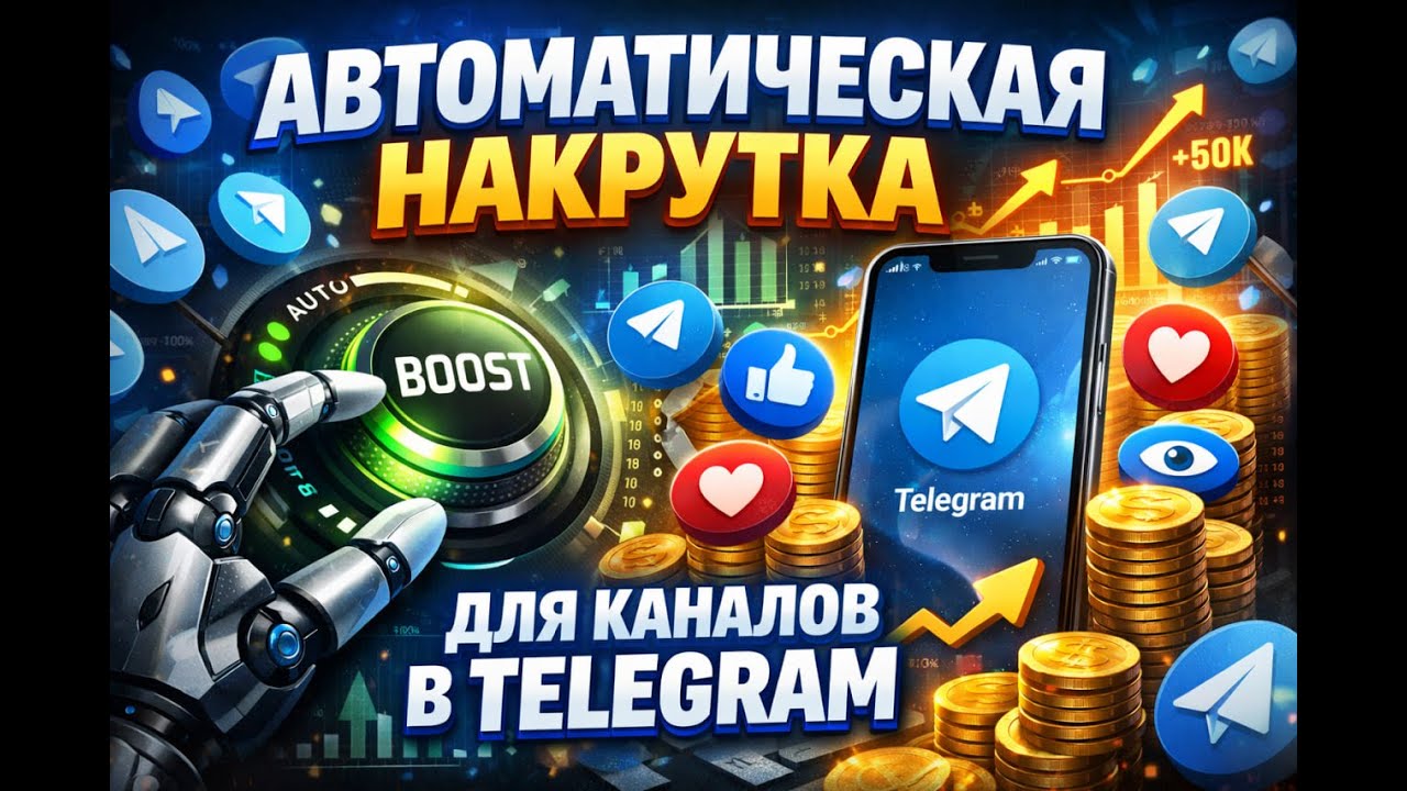 Автоматическая накрутка для Telegram