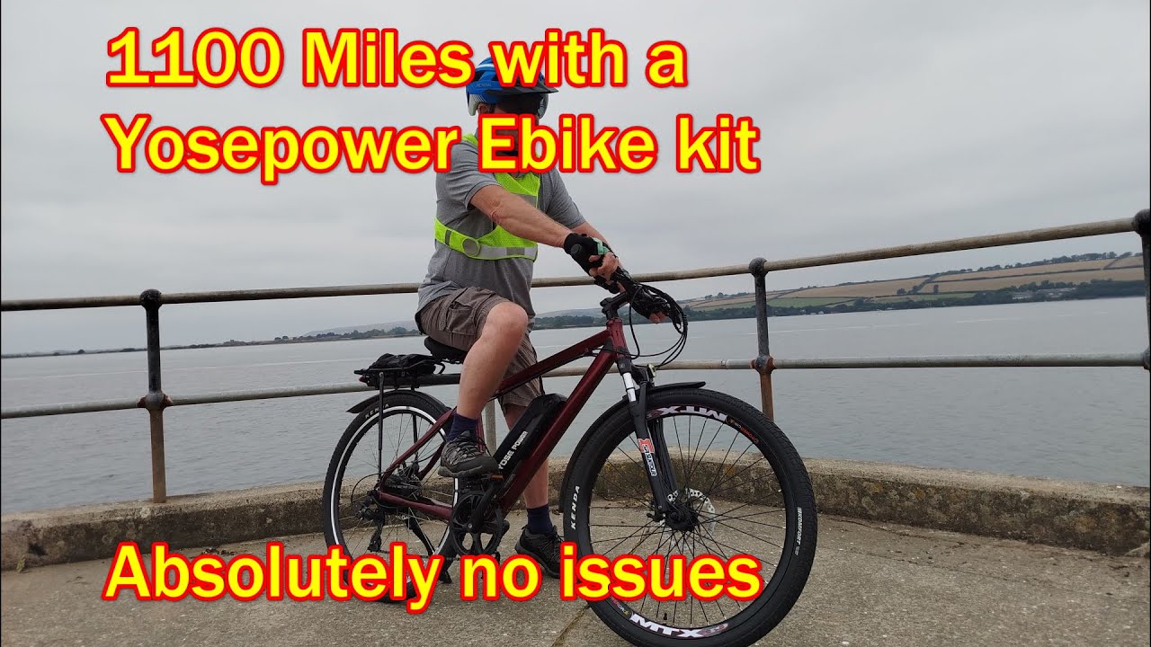 1100 miles on my Yosepower Ebike Conversion Kit. No issues at all. A Trip to the Seaside.