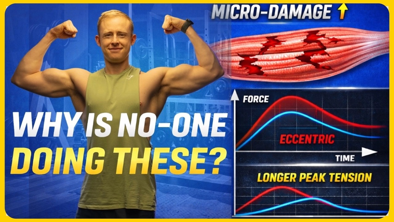The HYPERTROPHY technique we have all forgotten! Eccentric training, does it work? Physio explains.