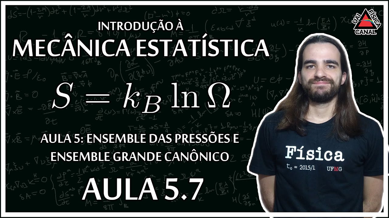 Mecânica Estatística -Valores médios e flutuação de partículas no ensemble grande canônico -Aula 5.7