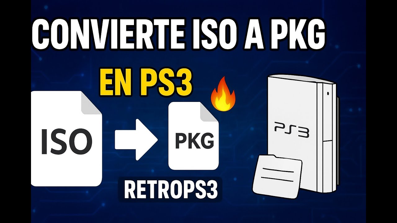 Convierte tus juegos ISO de PS2 a PKG con RetroPS3 | Instala y juega en tu PS3 f&aacute;cilmente | XaviiGam