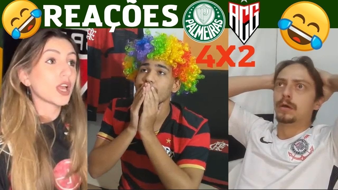 VAMOS RIR! REAÇÕES DIVERSAS PALMEIRAS 4 X 2 ATLETICO GOIANIENSE REACT DE TORCEDORES CONFIRA!