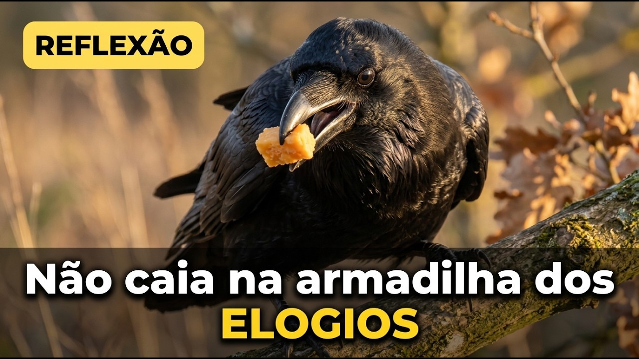 CUIDADO COM OS ELOGIOS - Aprenda com essa parábola da Raposa e o Corvo #motivacional #reflexão