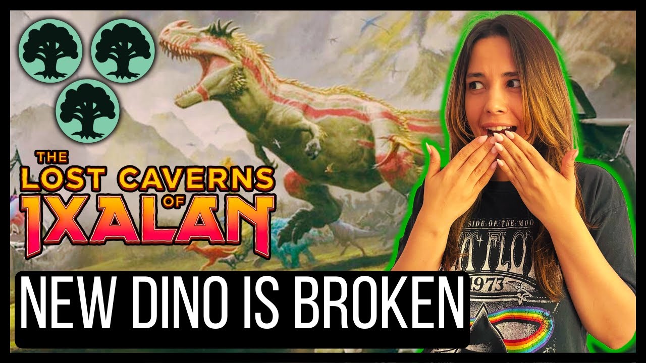 Play A 6/6 On TURN 2, IXALAN Mono Green Dinos | Lost Caverns Of Ixalan Standard | MTG Arena Gameplay