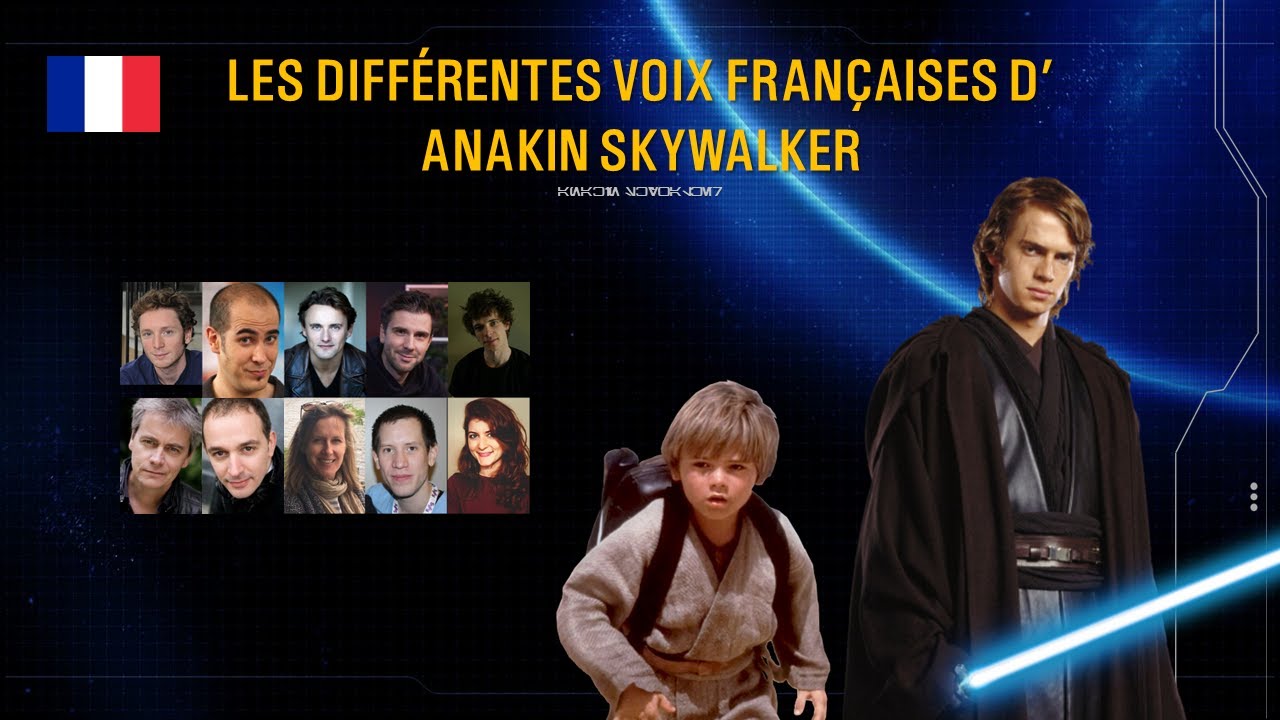 Les différentes voix françaises d'Anakin Skywalker