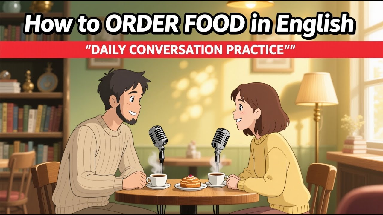 How to ORDER FOOD in English at Restaurant |Easy English conversation for beginners |English Podcast