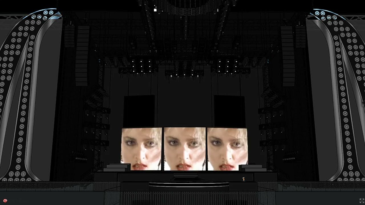 Madonna-She's Not Me Backdrop (Stage Version)