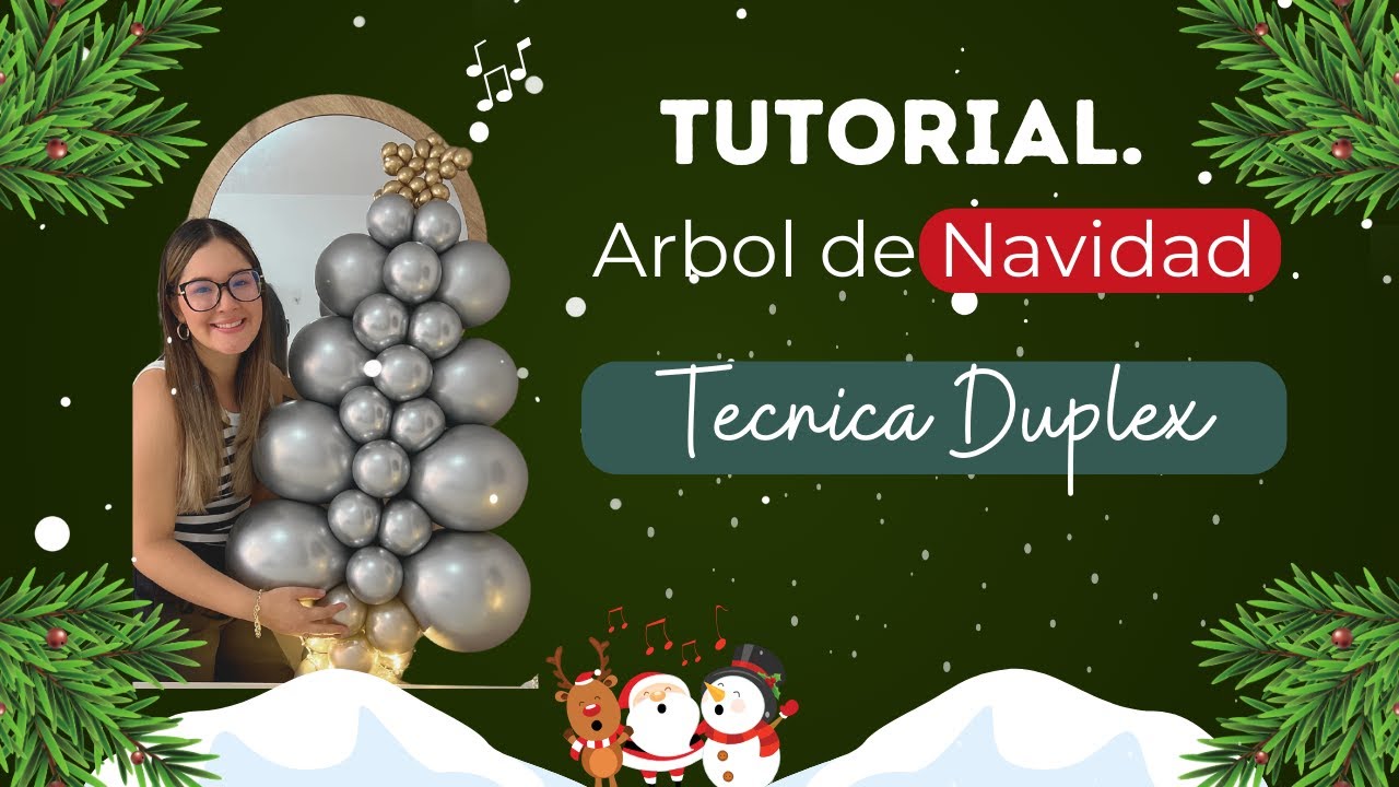 Arbol de navidad- Técnica Duplex. TUTORIAL.