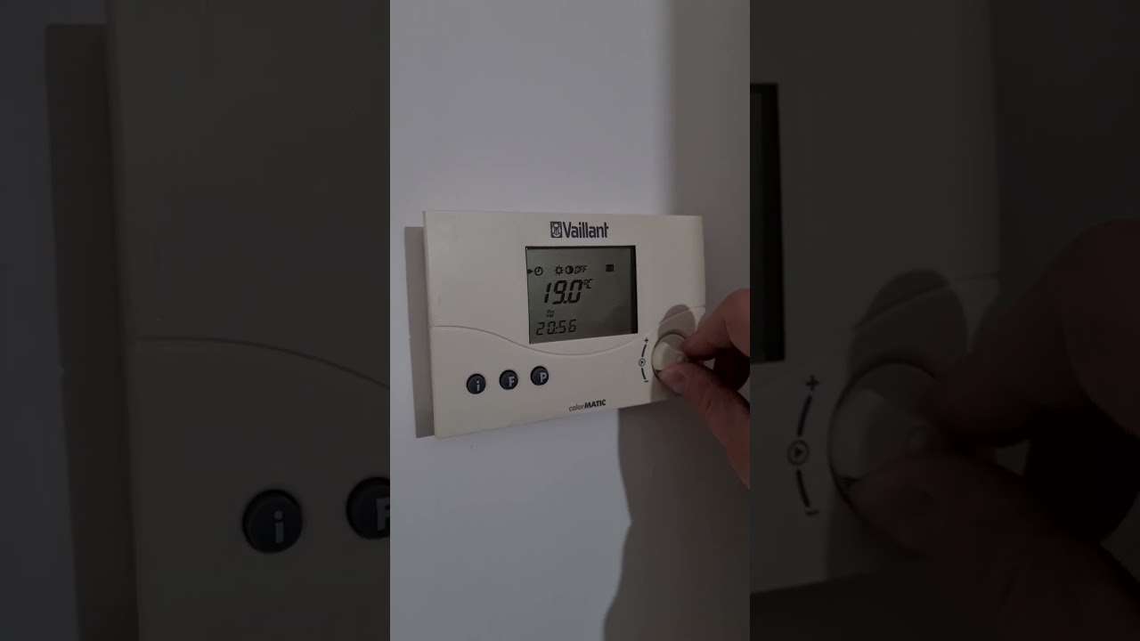 Vaillant Colormatic Thermostat - Heizung ausschalten