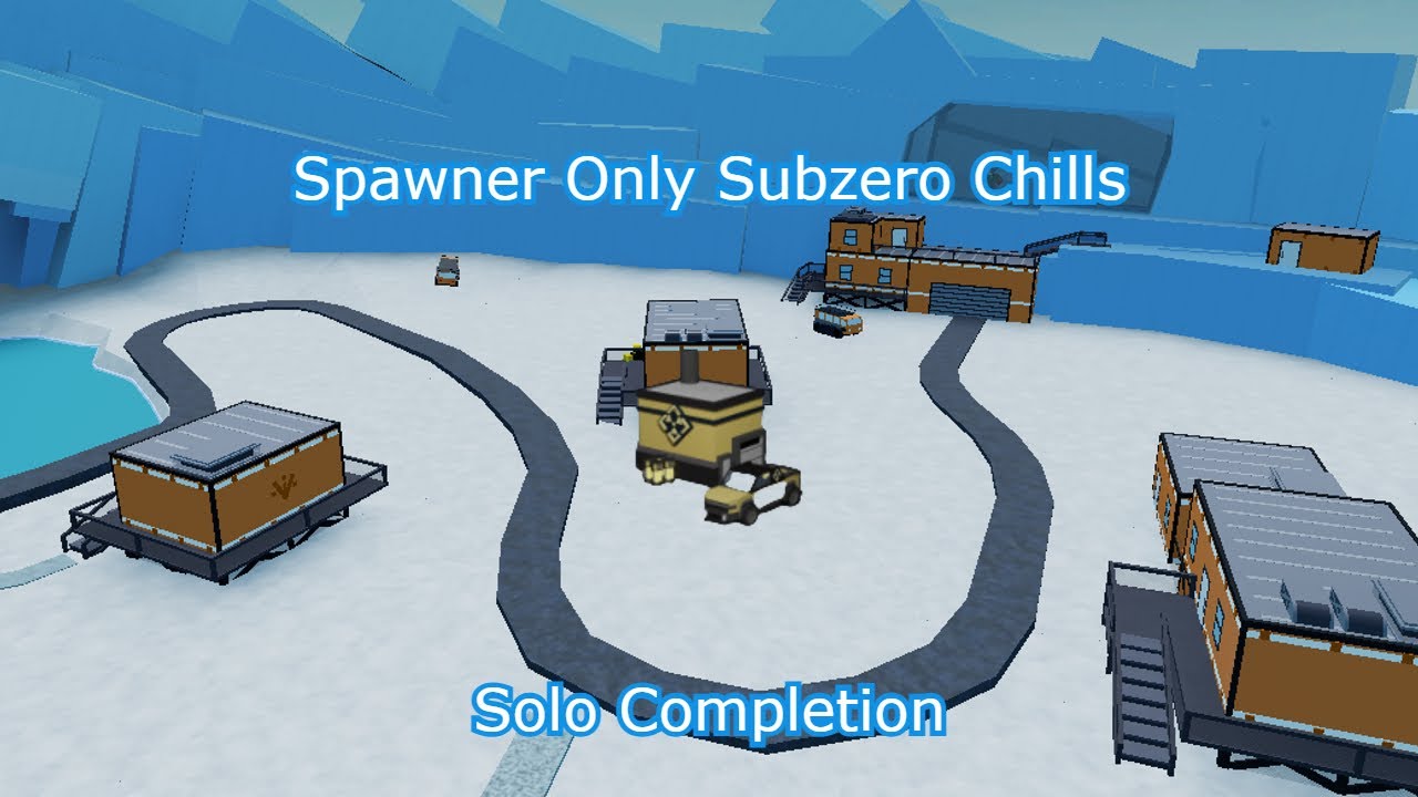 Solo Subzero Chills With Only Spawner Towers | Roblox MONOLITH DEFENSE