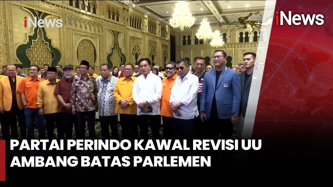 Partai Perindo Kawal Revisi UU Ambang Batas Parlemen | iNews Malam 4/3