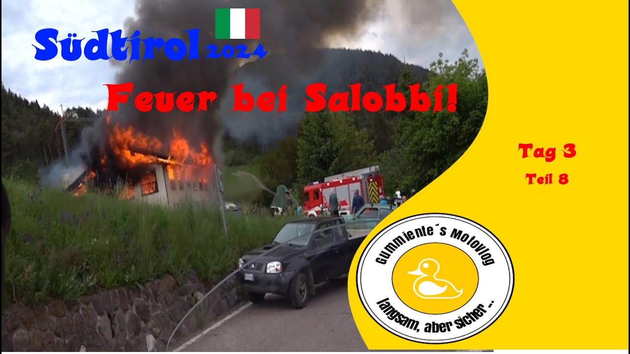 Südtirol 2024 | Brand bei Salobbi | Tag 3/8 | BMW 1200 RT