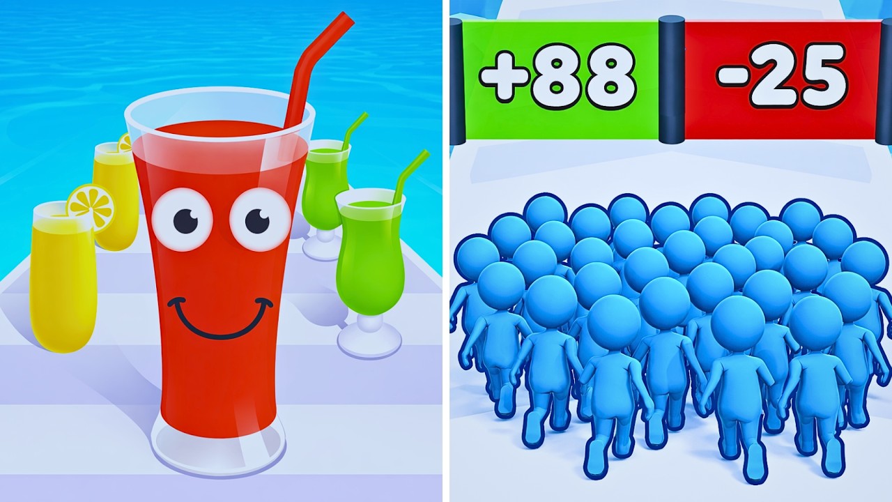Crazy Numbers Await in Count Master vs Juice Run! New Update