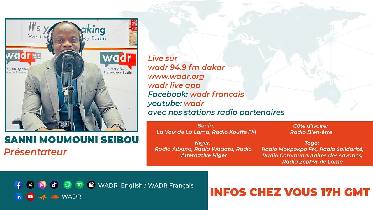 🔴🎥WADR INFO CHEZ VOUS TROSIEME EDITION 20/01/2026
