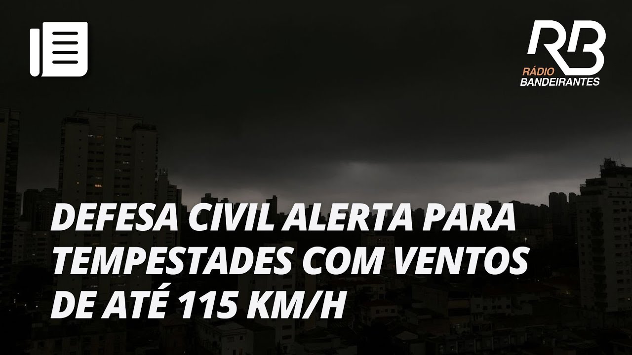 Previsão de tempestades e ventania em São Paulo | Manhã Bandeirantes
