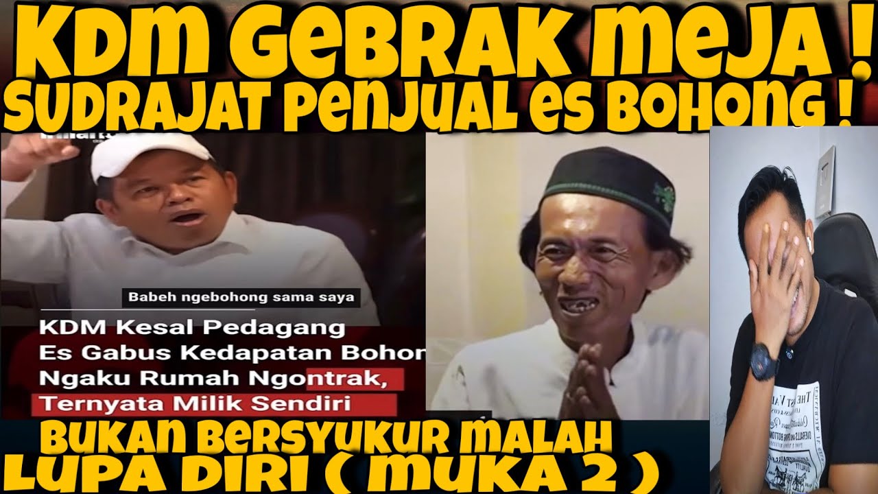 KDM GEBRAK MEJA‼️KECEWA SUDRAJAT BOHONG TERUS DI DEPAN KDM-BUKAN BERSUKUR MALAH LUPA DIRI !