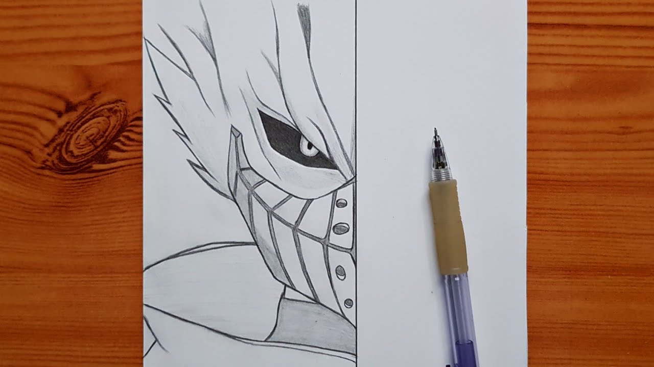 How to Draw  Deku ( Vigilante ) | My Hero Academia | Deku step_by_step easy