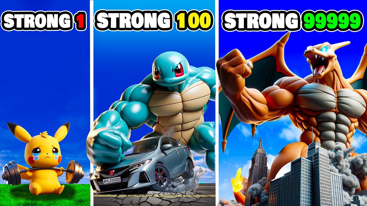 Pokémon get Stronger with EVERY PUNCH in GTA 5