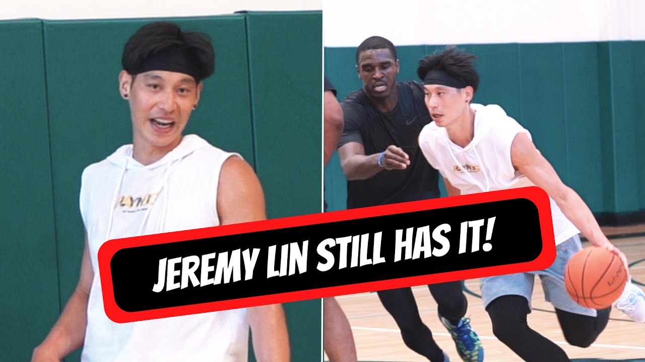 34 YEAR OLD JEREMY LIN still getting BUCKETS against PROS at private run 🔥 | AMAZN HQ