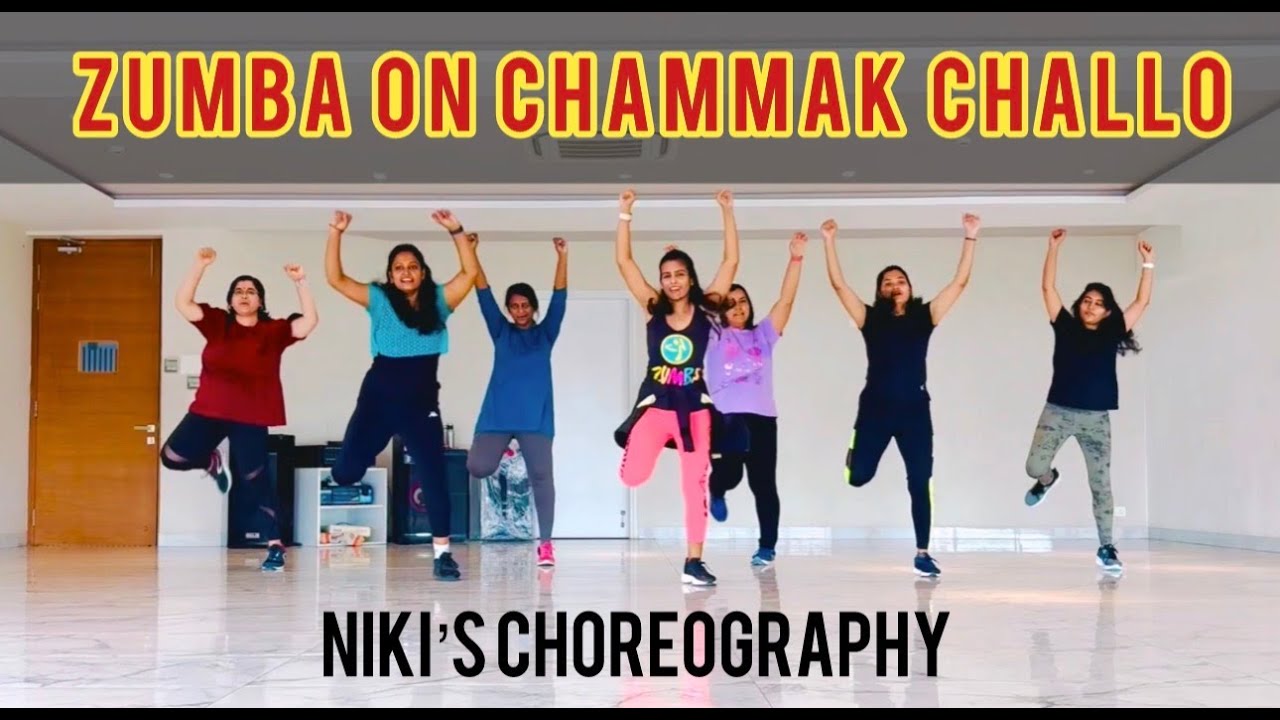 CHAMMAK CHALLO - Zumba Fitness | Niki’s choreography | Ra - One | Bollywood Dance fitness
