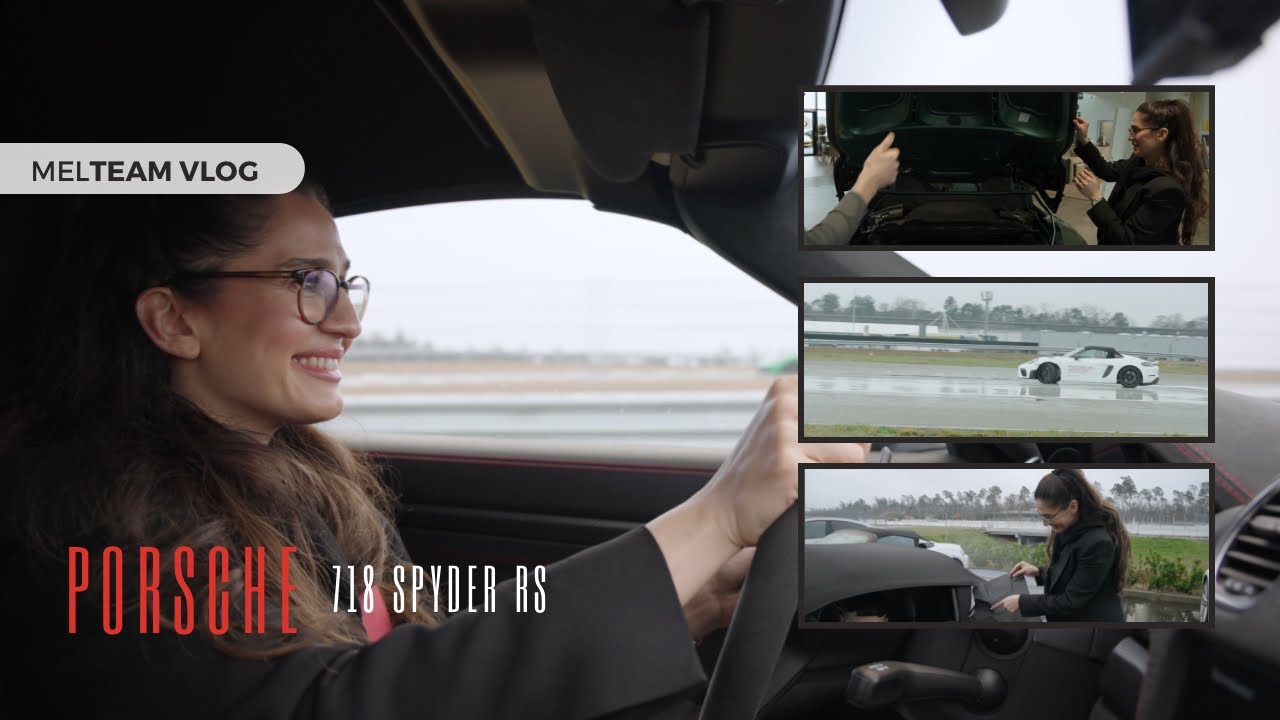 MELTEAM Vlog: Porsche 718 Spyder RS Test beim Porsche Experience Center am Hockenheimring.