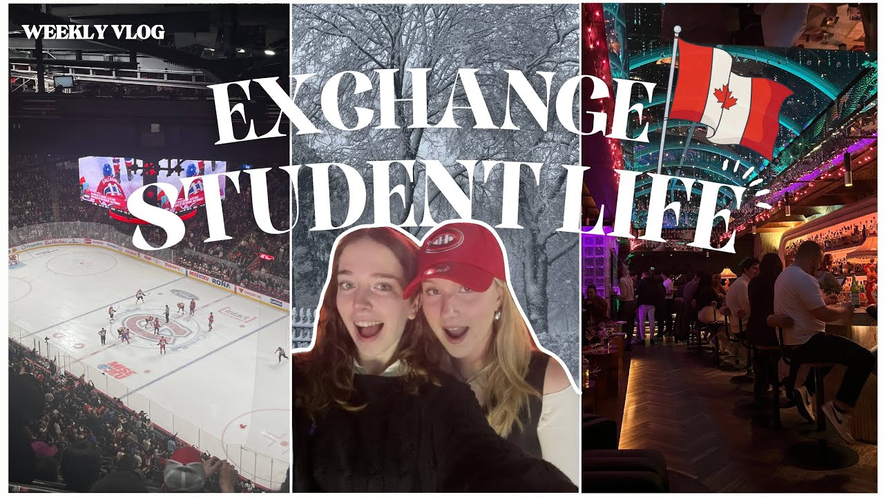 WEEKLY VLOG⎜Étudiante d'échange au Canada à Dawson College